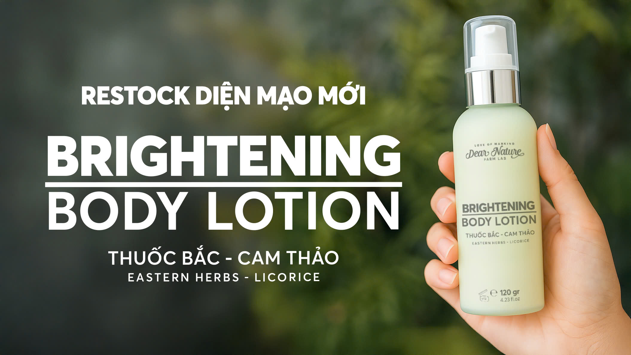 Làm Mới Diện Mạo - Nâng Tầm Trải Nghiệm: Brightening Body Lotion Chính Thức Trở Lại!