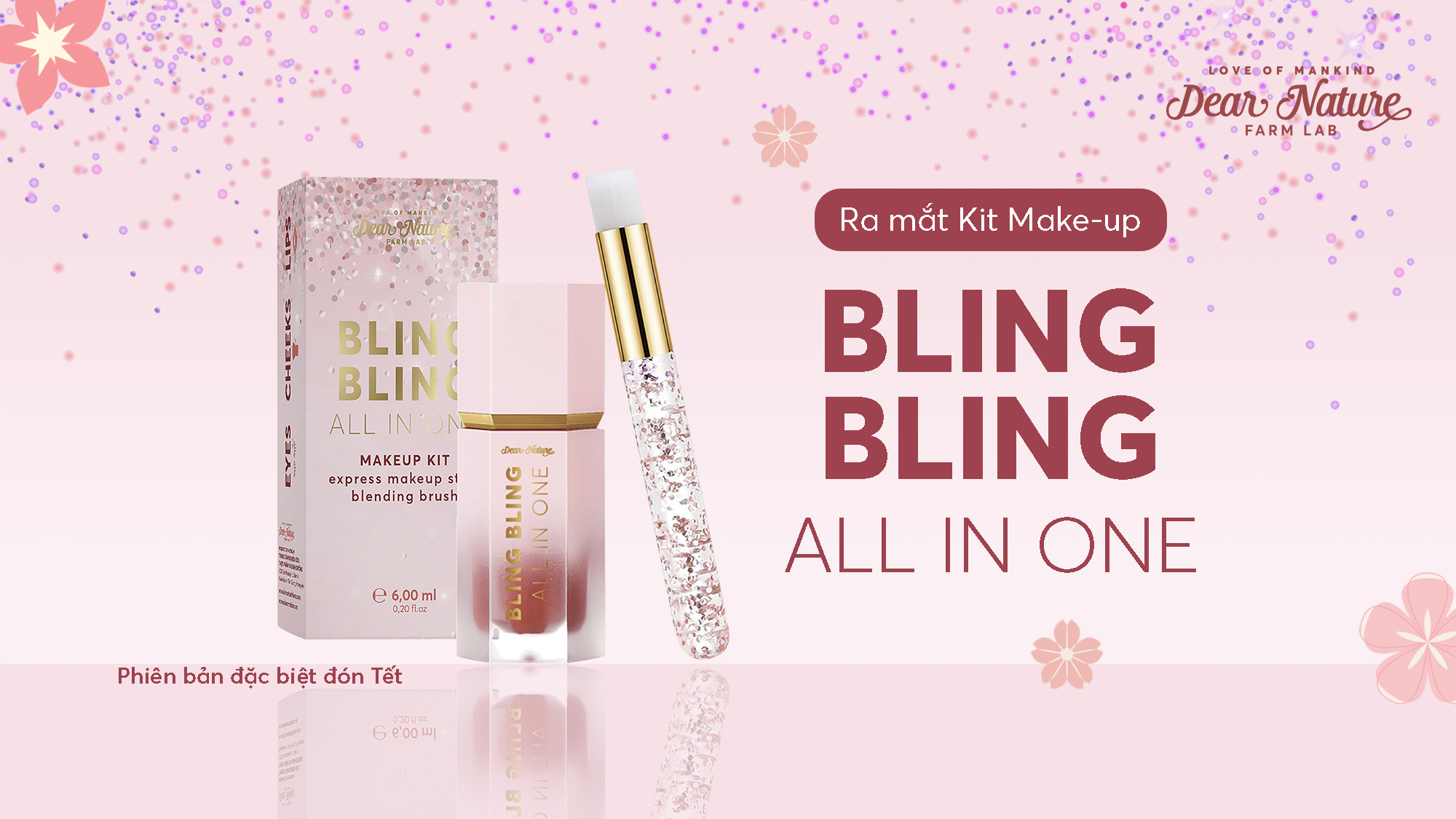 [THÔNG BÁO] DEAR NATURE CHÍNH THỨC RA MẮT KIT MAKE UP BLING BLING ALL IN ONE