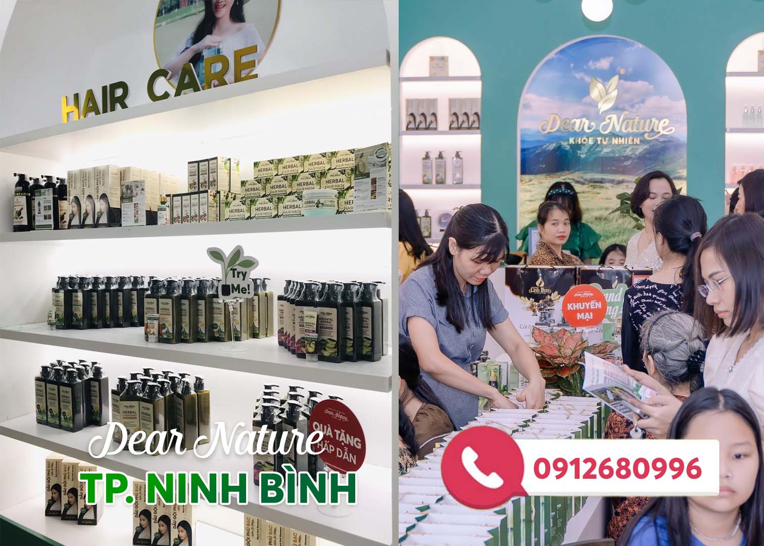 <b>Showroom Dear Nature Miền Bắc</b><p>74 Trịnh Tú - Ninh Khánh - Ninh Bình</p>