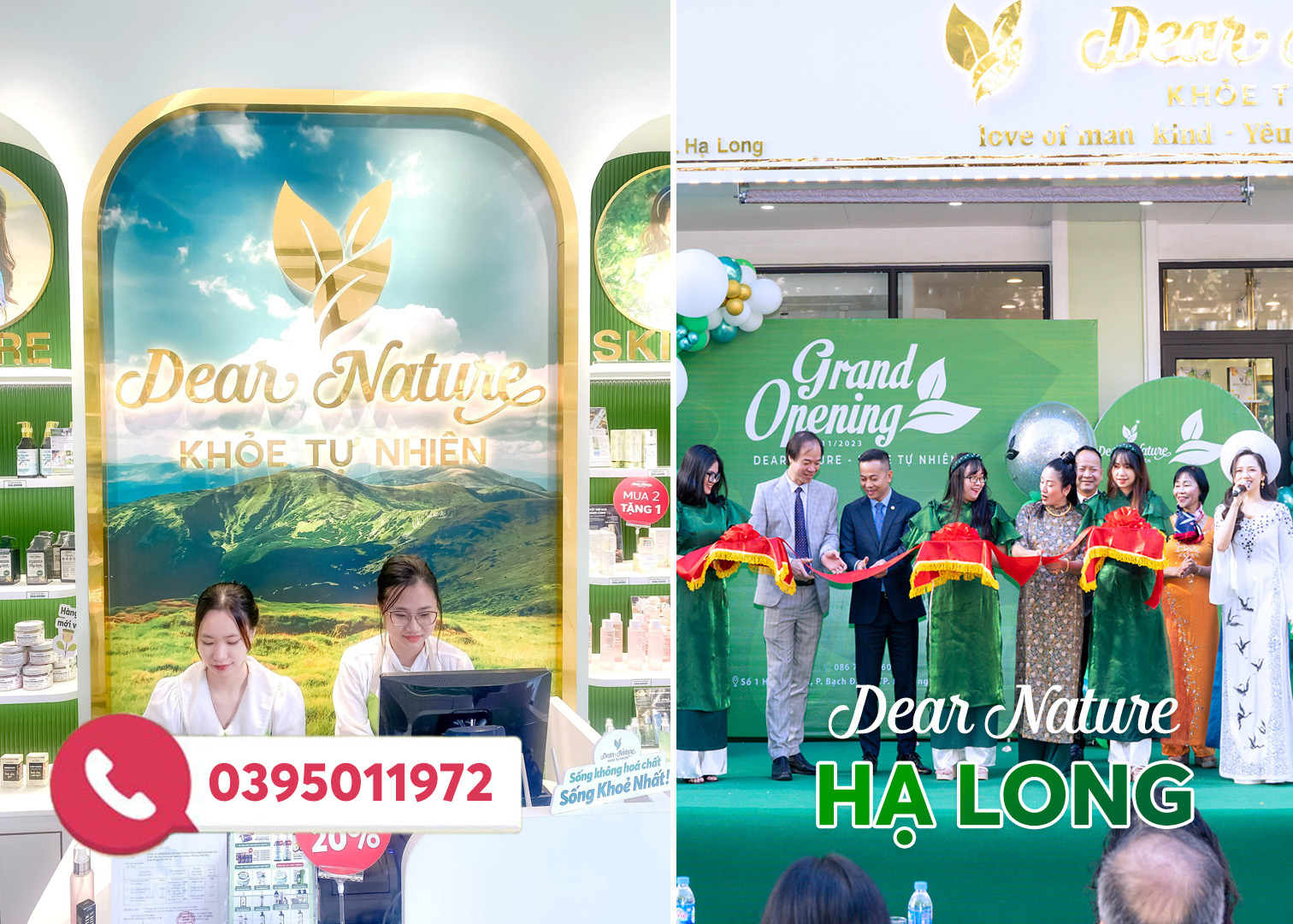 <b>Showroom Dear Nature Miền Bắc</b><p>1 Hồng Ngọc - TP. Hạ Long - Quảng Ninh</p>