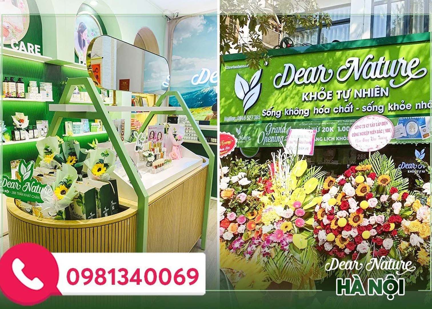 <b>Showroom Dear Nature Miền Bắc</b><p>288 Trần Khát Chân - T.P Hà Nội</p>