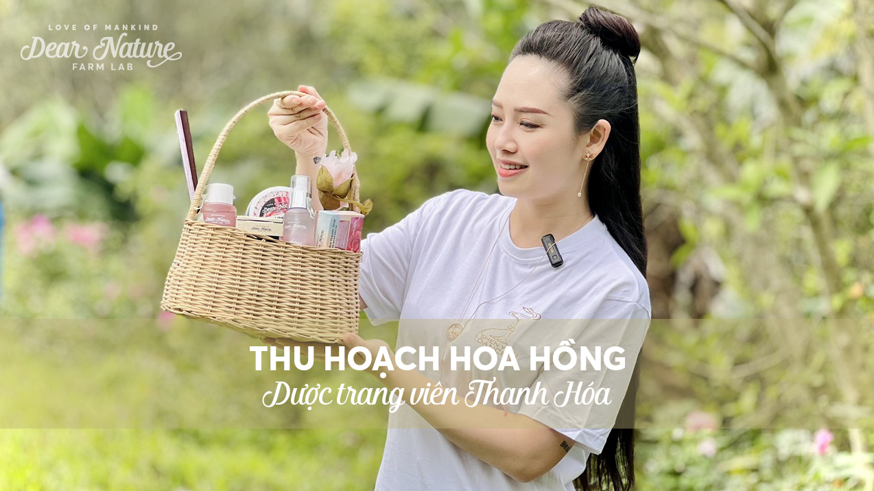 THEO CHÂN MC NGỌC TRANG GHÉ THĂM DƯỢC TRANG VIÊN MÙA THU HOẠCH HOA HỒNG