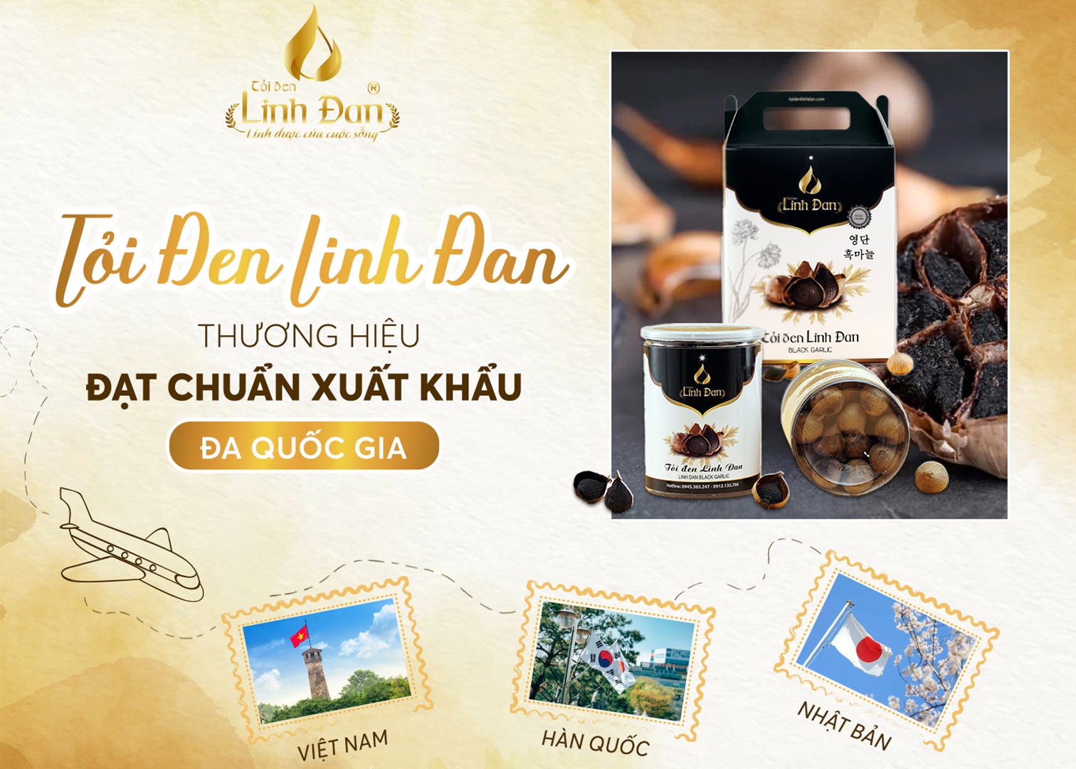 TỎI ĐEN LINH ĐAN - THƯƠNG HIỆU VIỆT XUẤT KHẨU SANG THỊ TRƯỜNG HÀN QUỐC, CÁI NÔI CỦA TỎI ĐEN THẾ GIỚI