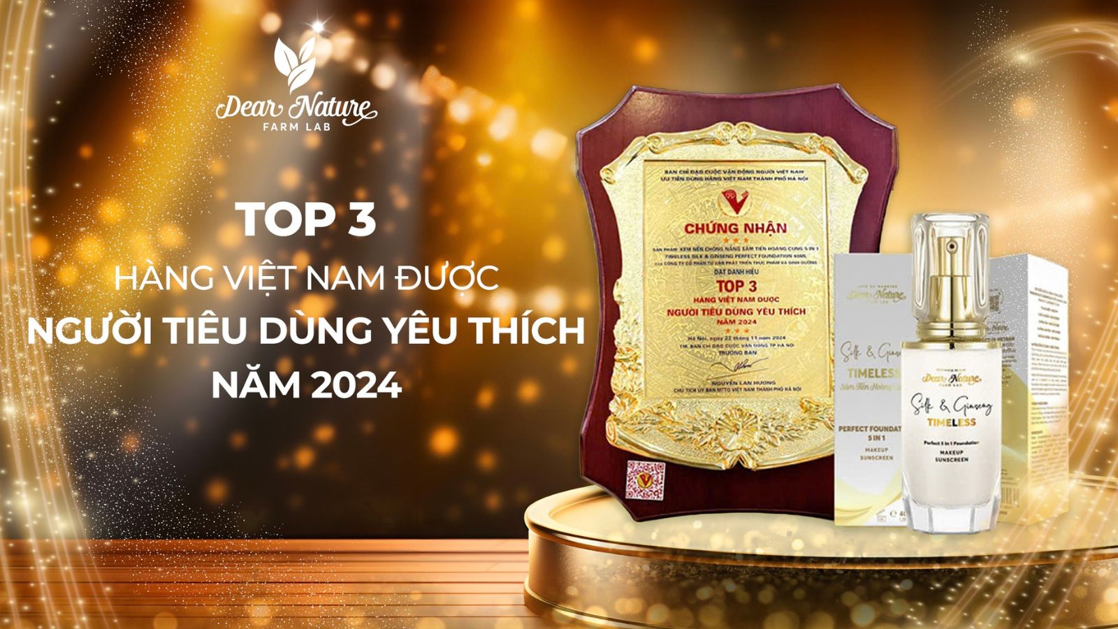 DEAR NATURE TRÊN VTV3: VINH DANH SẢN PHẨM VIỆT!