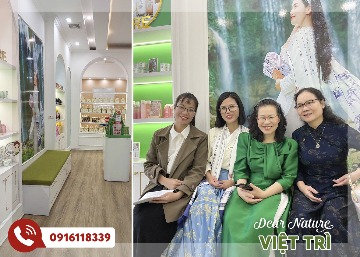 <b>Showroom Dear Nature Miền Bắc</b><p> 790 đại lộ Hùng Vương, Phường Thanh Miếu, Thành phố Việt Trì, Phú Thọ