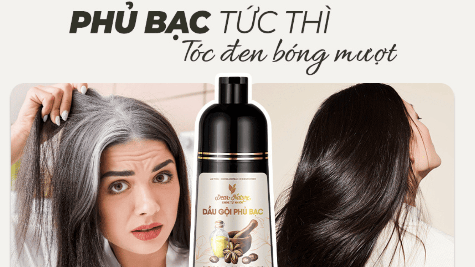 BÍ QUYẾT GIỮ GÌN MÁI TÓC ĐEN ÓNG Ả, TỰ NHIÊN