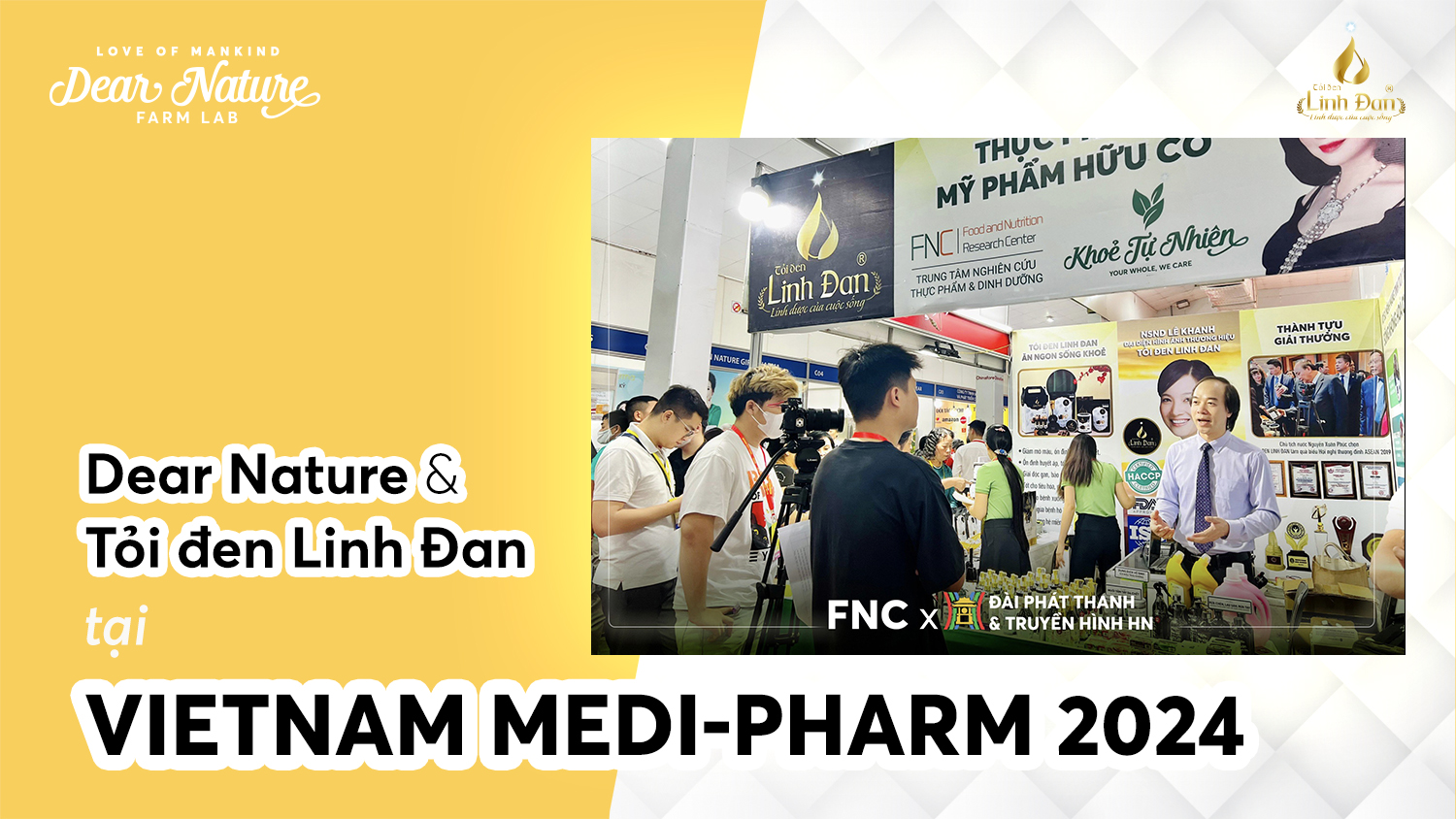 FNC Hân Hạnh Được Đón Tiếp Đài Truyền Hình Hà Nội Tại Triển Lãm VIETNAM MEDI-PHARM 2024
