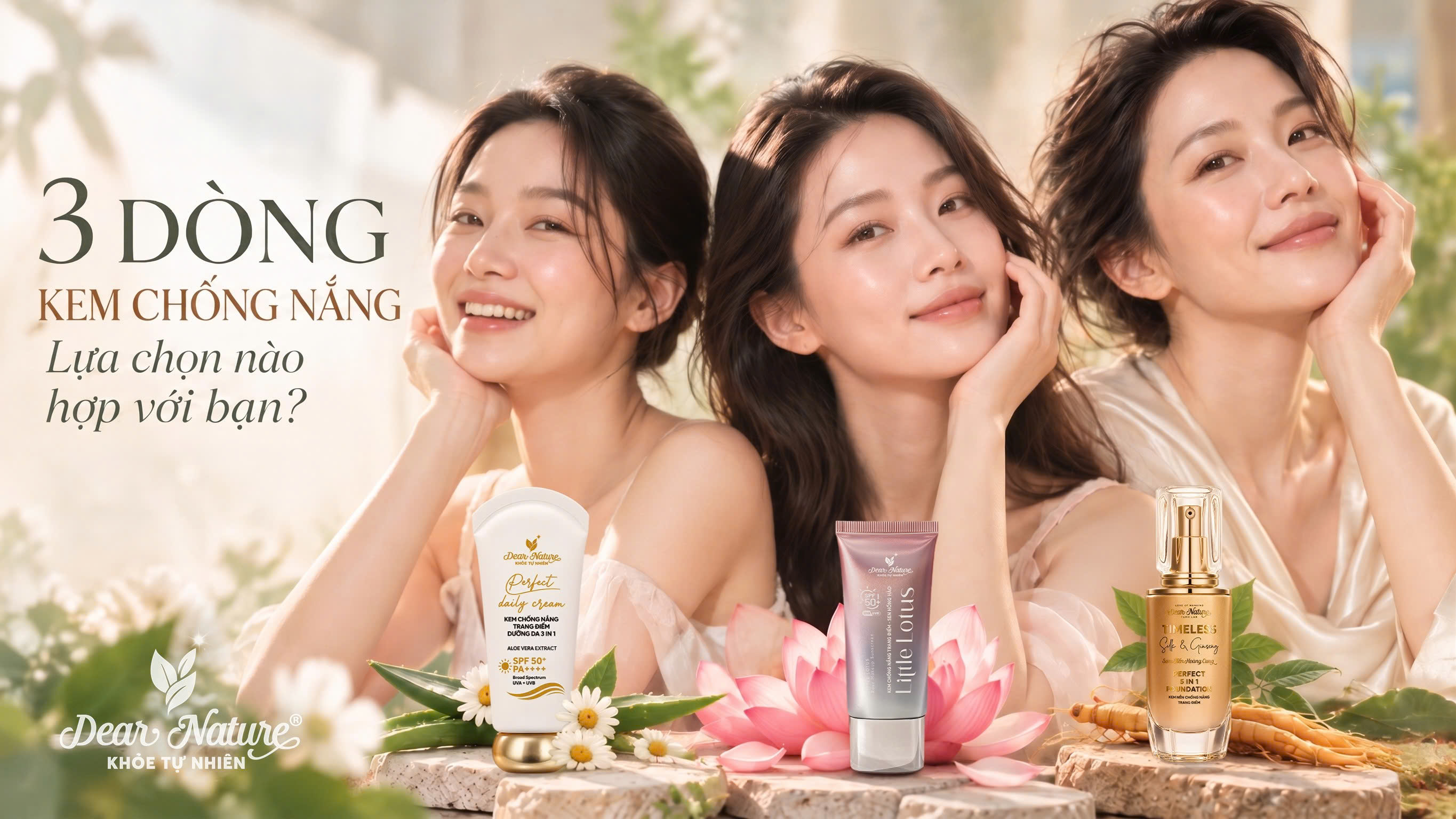 Kem chống nắng có màu: Chọn lớp nền phù hợp với làn da của bạn