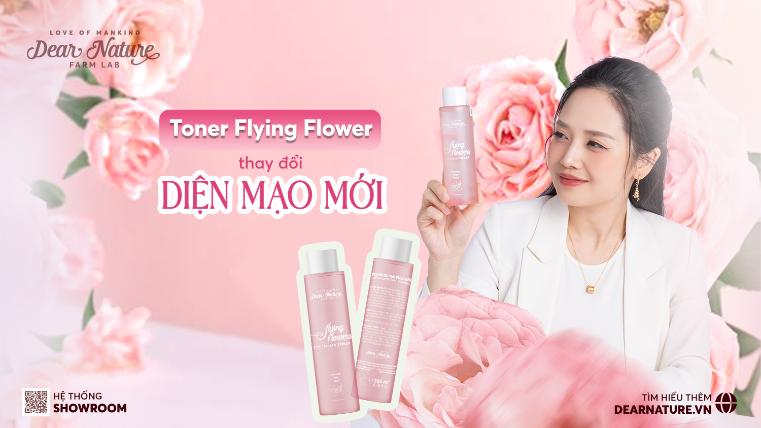 Dear Nature Mừng Hè Mới Với Nước Cân Bằng Da Hoa Bay Flying Flower Diện Mạo Mới & Ưu Đãi Siêu Khủng!