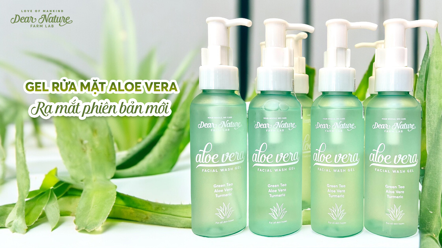 THÔNG BÁO THAY ĐỔI SẢN PHẨM GEL RỬA MẶT ALOE VERA