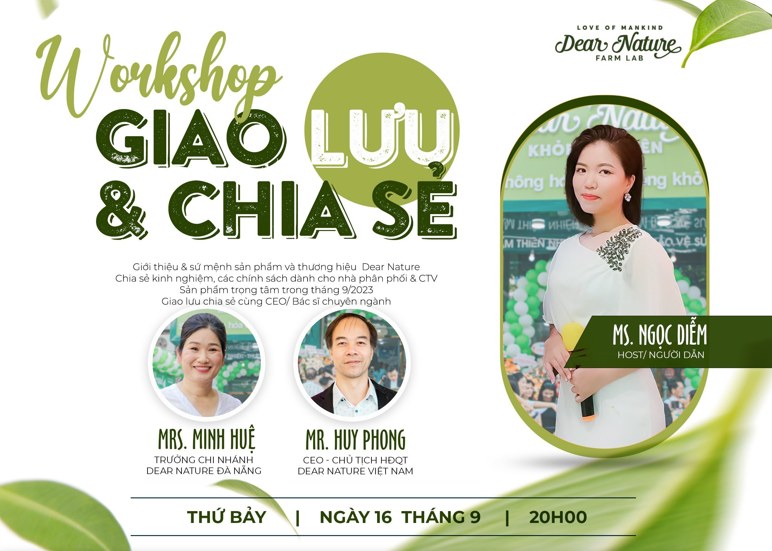 [WORKSHOP] GIAO LƯU VÀ CHIA SẺ TẠI TP. ĐÀ NẴNG NGÀY 16/09/2023