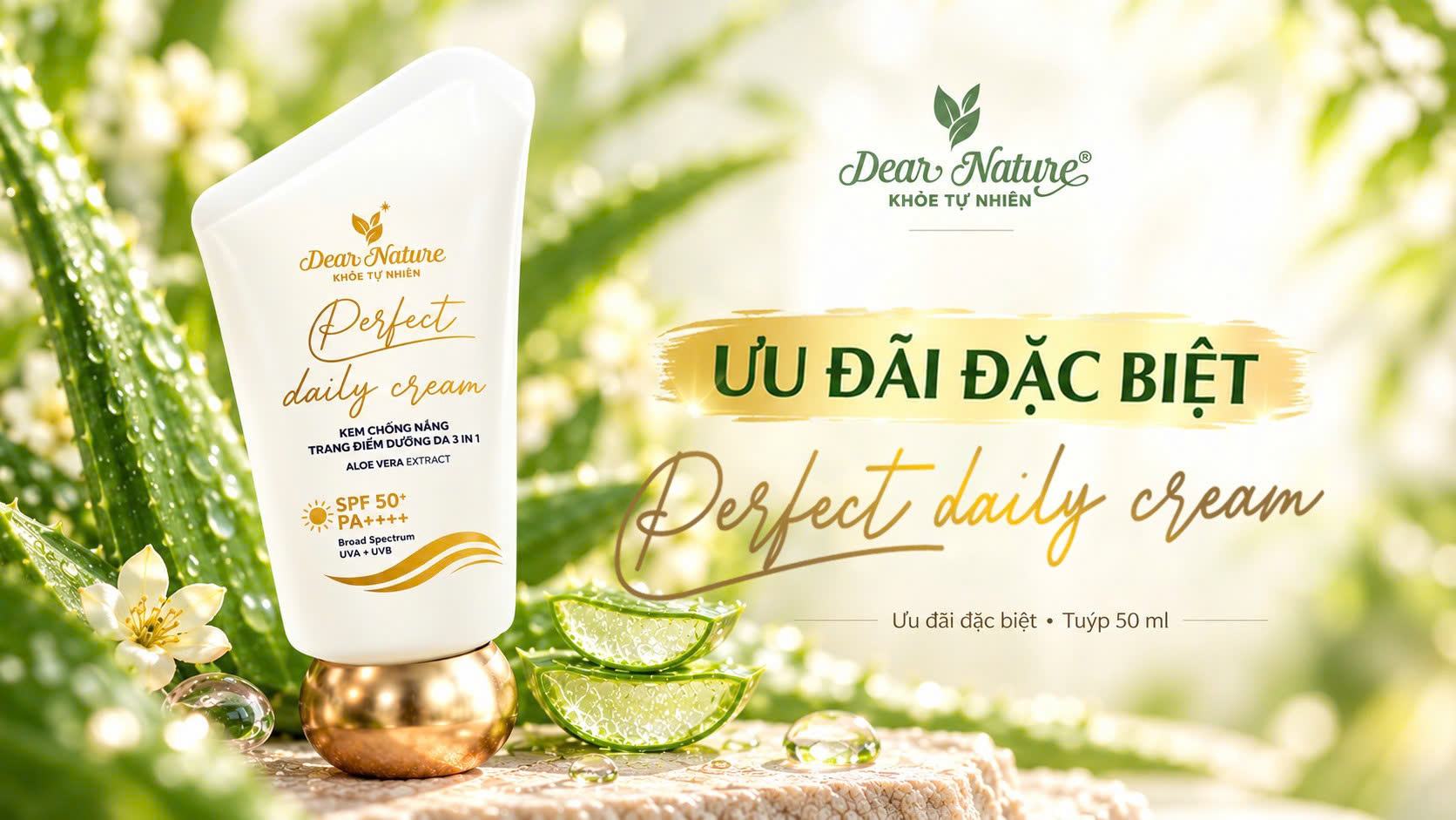 PERFECT DAILY CREAM PHIÊN BẢN MỚI: THÊM 10ML GIỮ NGUYÊN GIÁ 295.000Đ