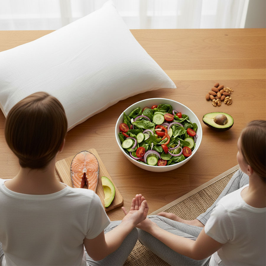 Giải pháp giảm rụng tóc là cải thiện thói quen sống, ăn uống lành mạnh và vệ sinh cá nhân