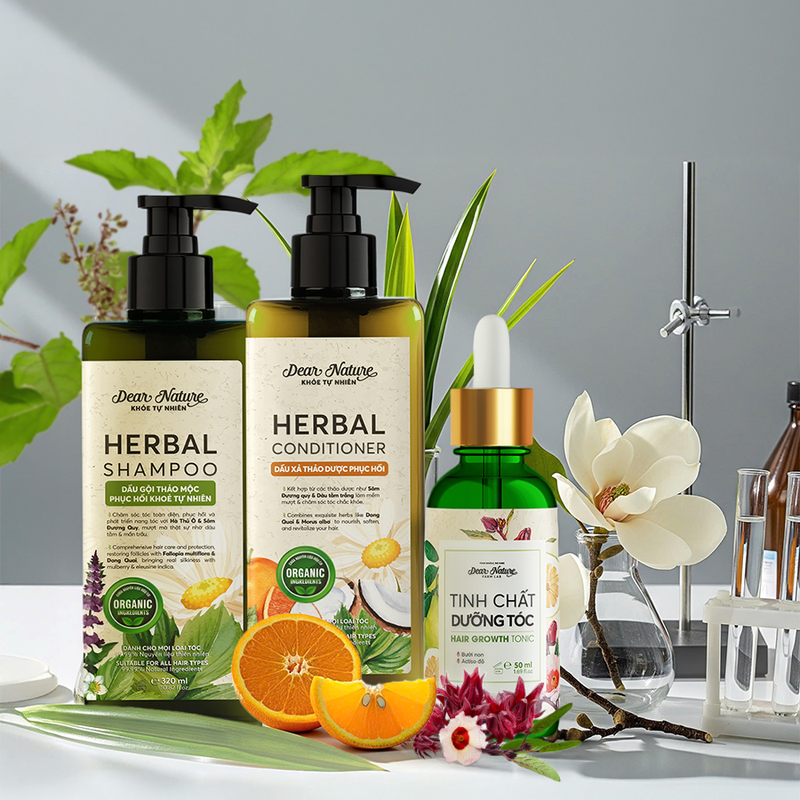Giải pháp mỹ phẩm thiên nhiên không Sulfate, không Silicone từ Dear Nature