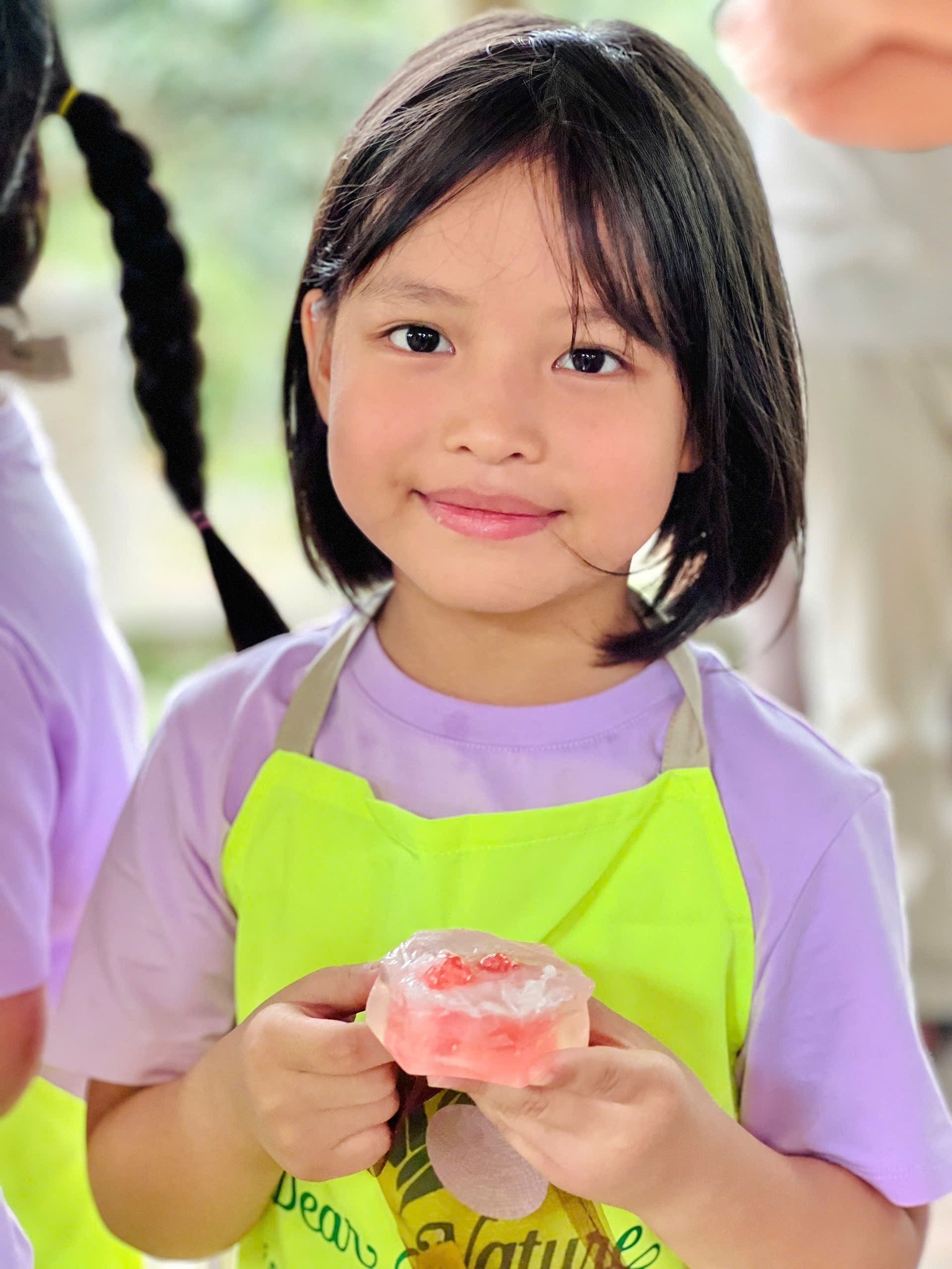 Những bánh xà bông handmade đáng yêu do các bé tự tay làm tại workshop Dear Nature