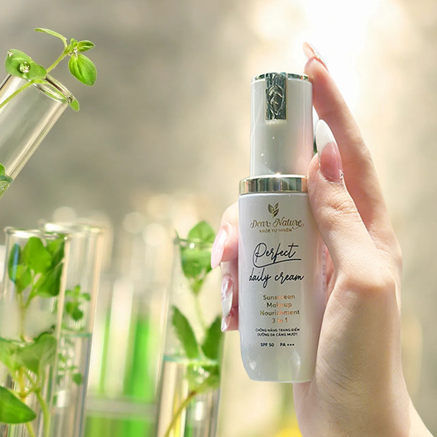 Perfect Daily Cream Dear Nature với cam kết thành phần thiên nhiên an toàn, lành tính