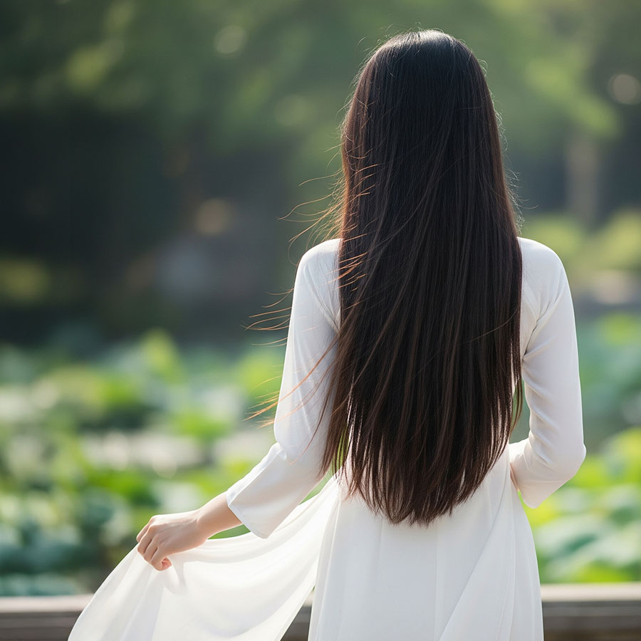 Vẻ đẹp của mái tóc Việt Nam suôn mượt, chắc khỏe nhờ thảo dược thiên nhiên