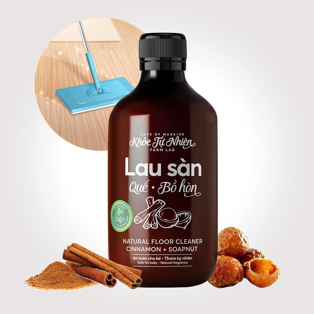 Nước lau sàn Ancare Quế - Bồ hòn 50ml