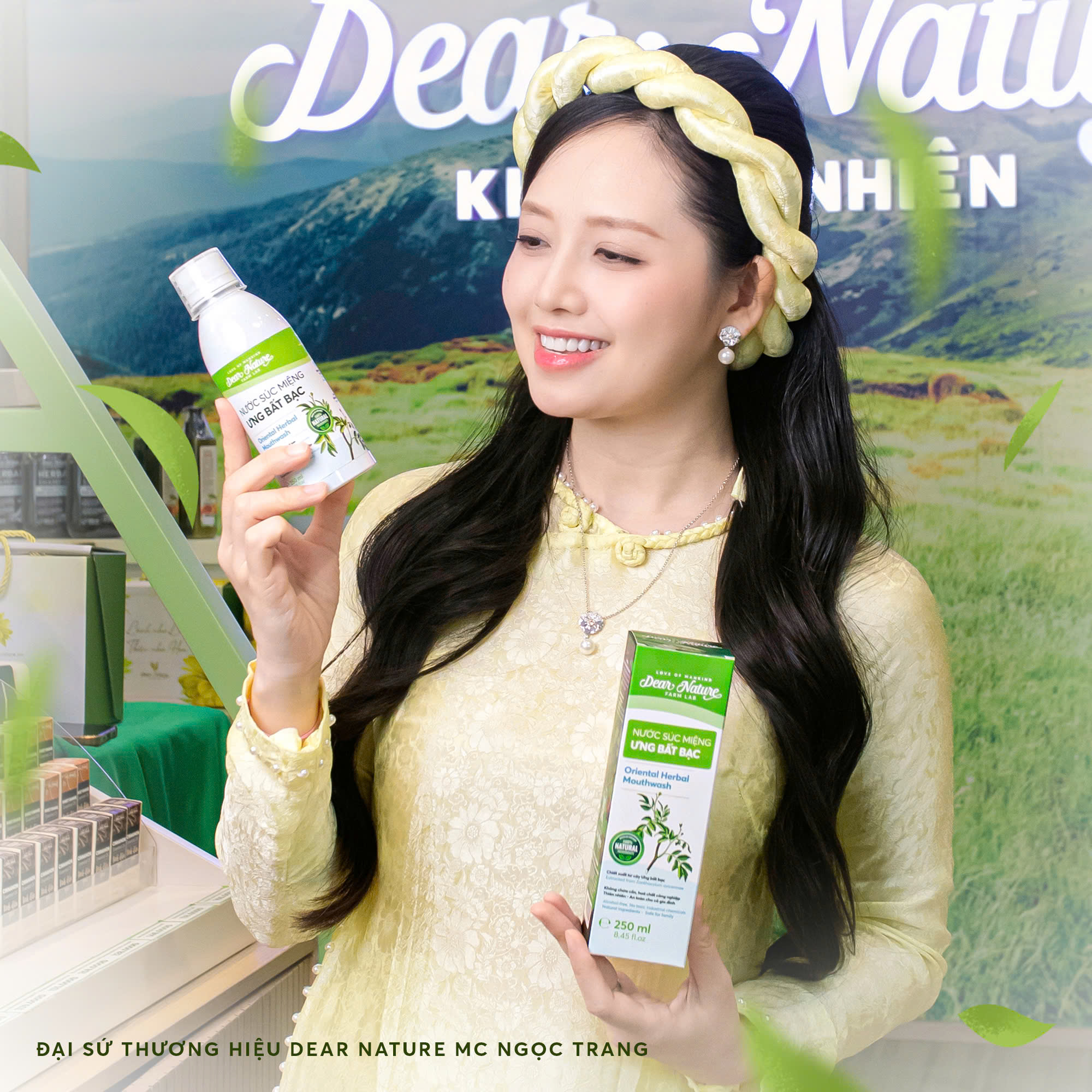 Đại sứ thương hiệu của Dear Nature MC Ngọc Trang