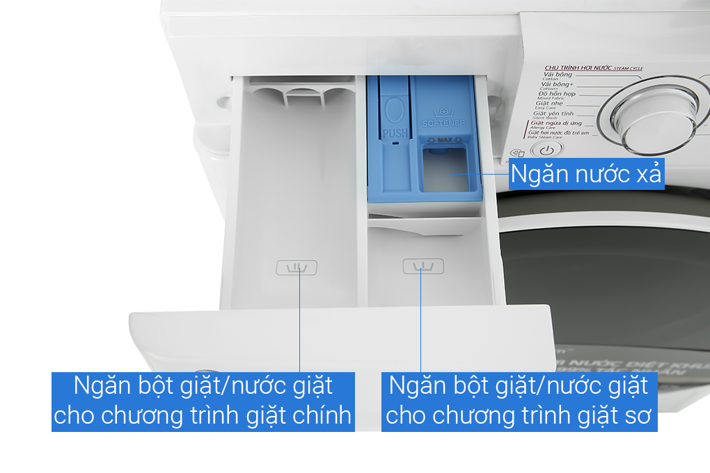 Máy giặt lồng ngang LG 11 Kg FV1411S5W Inverter
