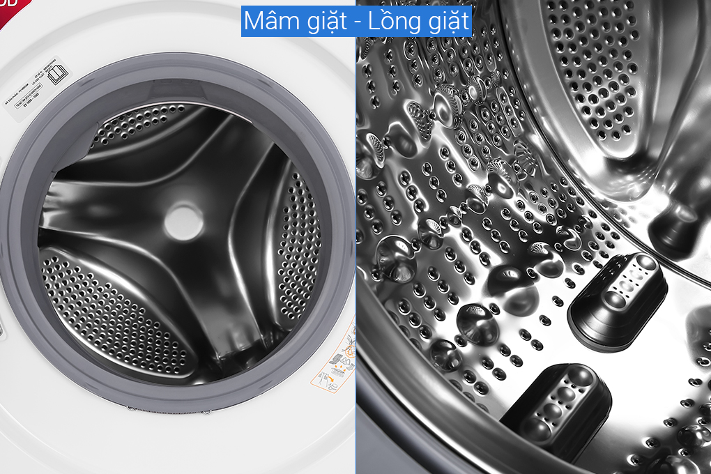 Máy giặt lồng ngang LG 9 Kg FV1409S4W Inverter