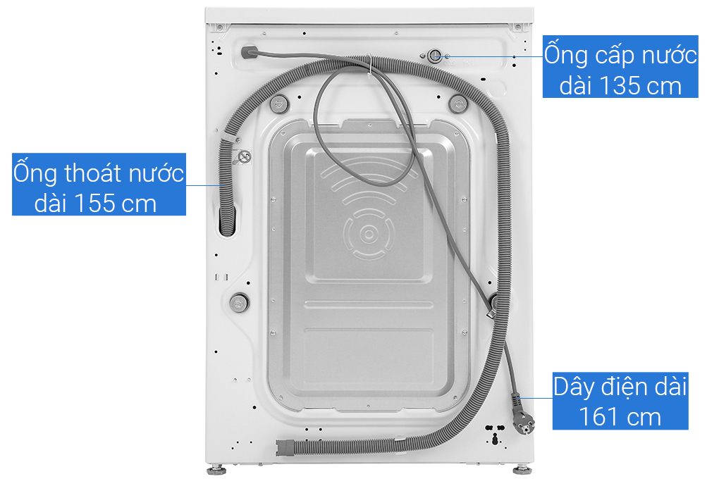 Máy giặt lồng ngang LG 8,5 Kg FV1408S4W Inverter