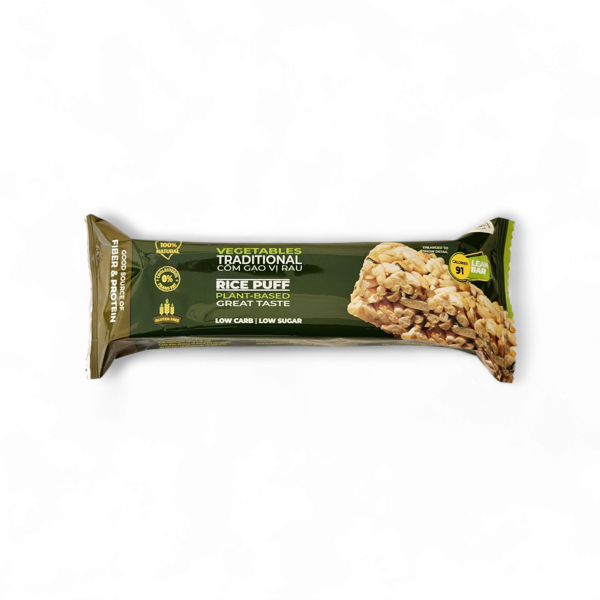 THANH CỐM GẠO VỊ RAU 21G