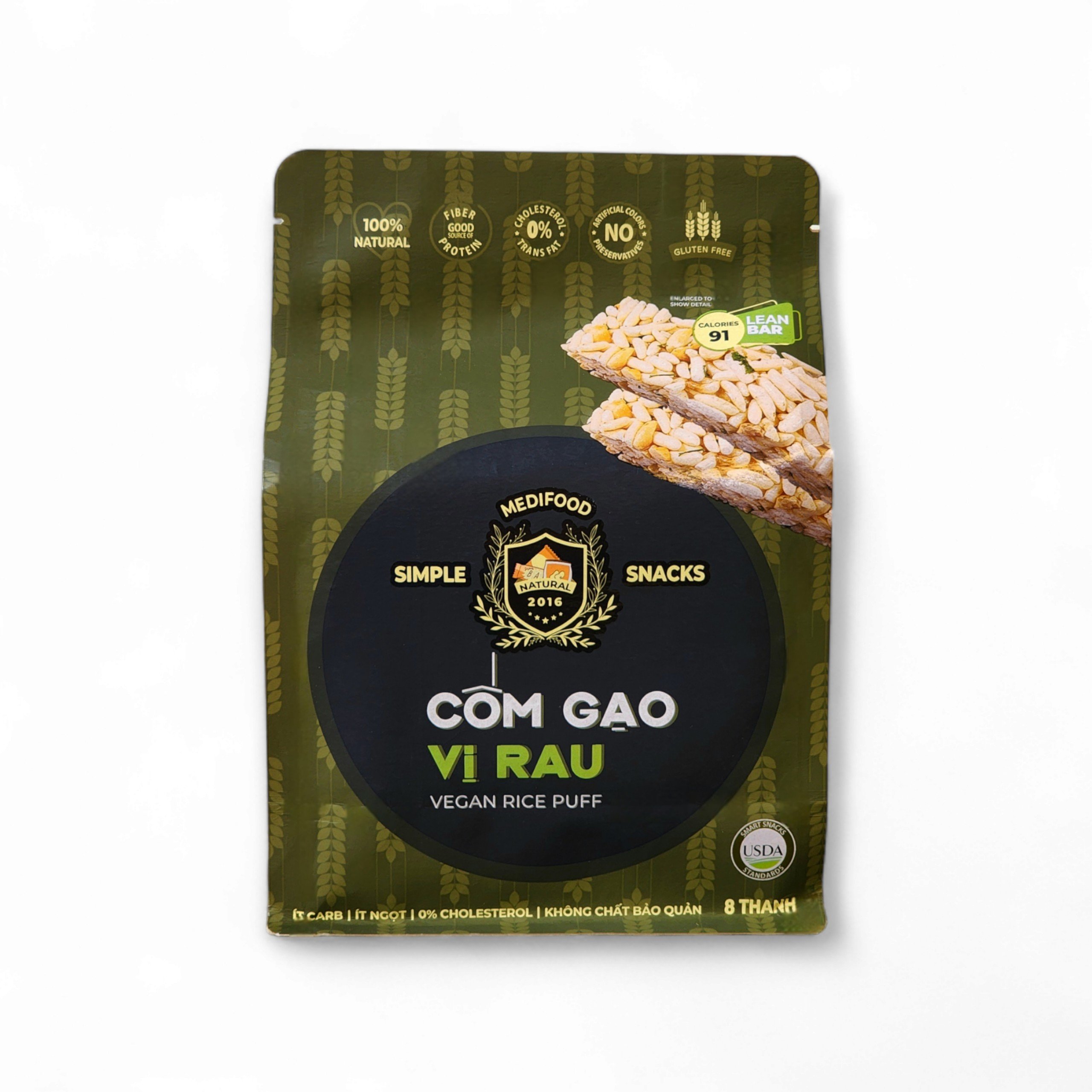 THANH CỐM GẠO VỊ RAU 21G
