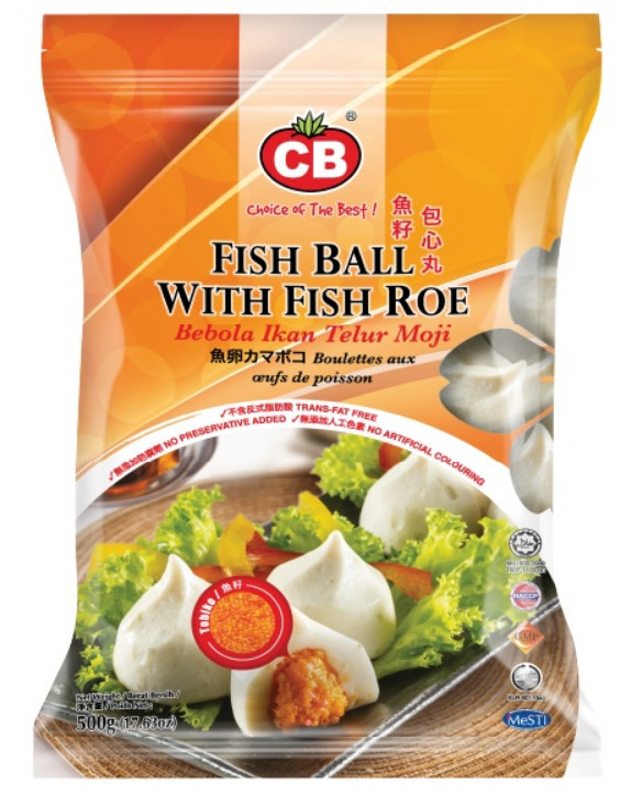 BÁNH BAO TRỨNG CÁ HỒI CB 500G