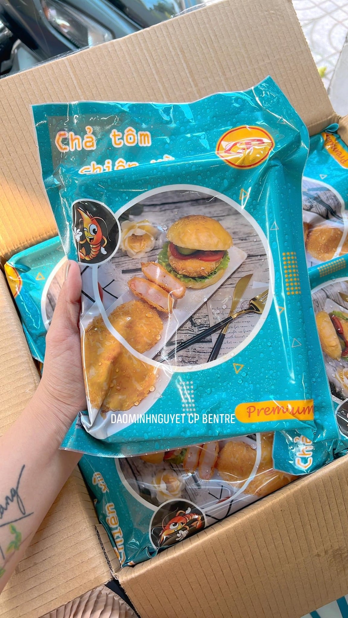 CHẢ TÔM CHIÊN XÙ CP