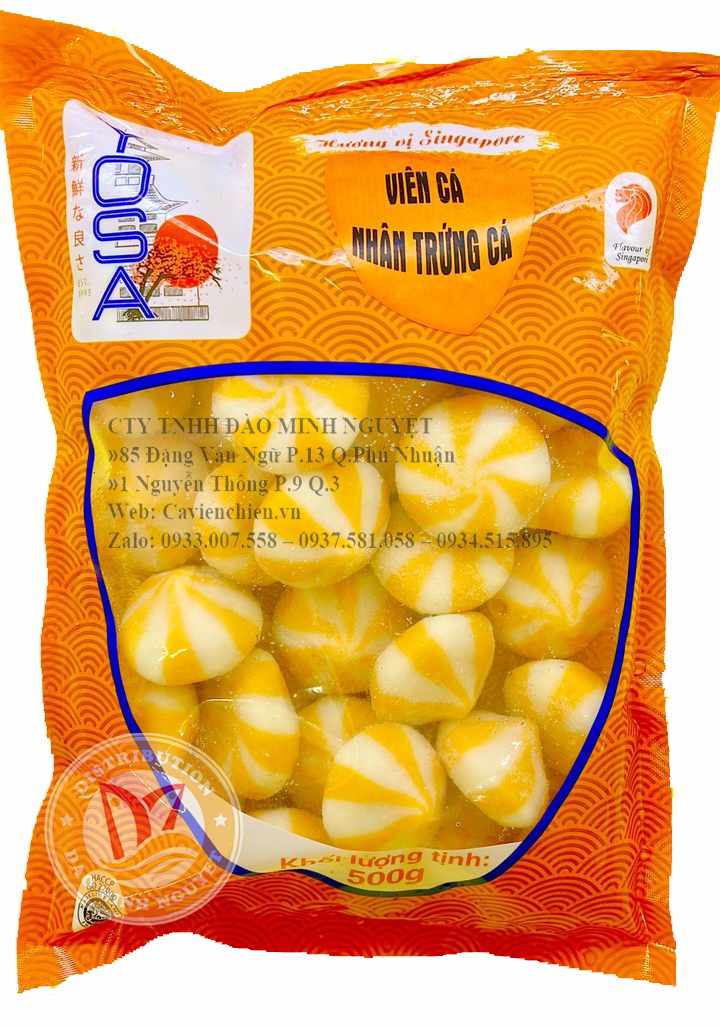 CÁ VIÊN NHÂN TRỨNG CÁ LiChuan 500G