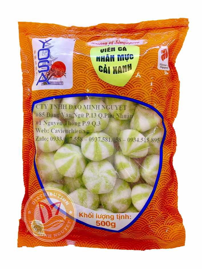 VIÊN CÁ NHÂN MỰC CẢI XANH LiChuan 500G