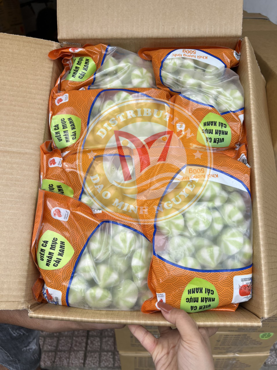 VIÊN CÁ NHÂN MỰC CẢI XANH LiChuan 500G