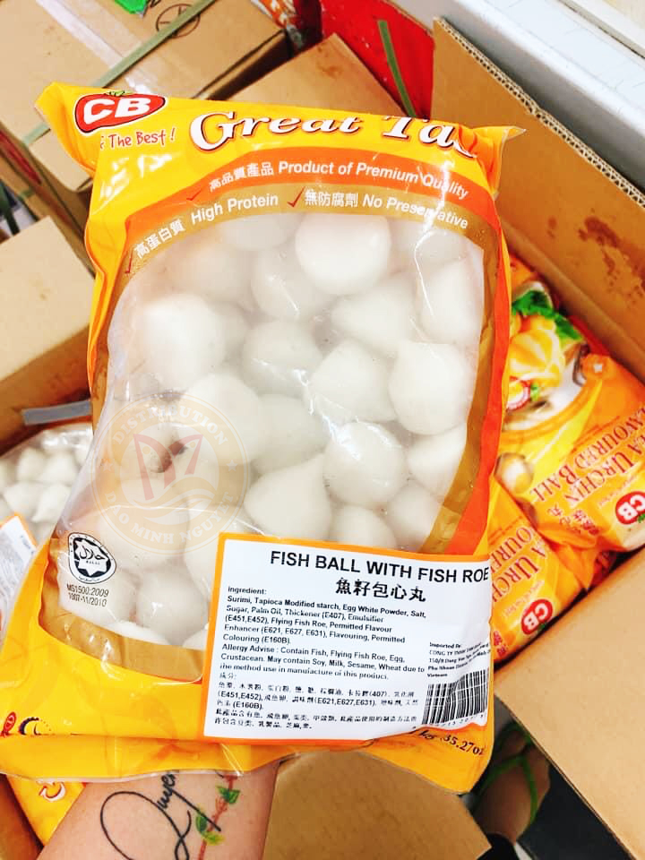 BÁNH BAO TRỨNG CÁ HỒI CB 500G