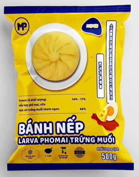 BÁNH NẾP PHÔ MAI LAVA TRỨNG MUỐI MP 500G