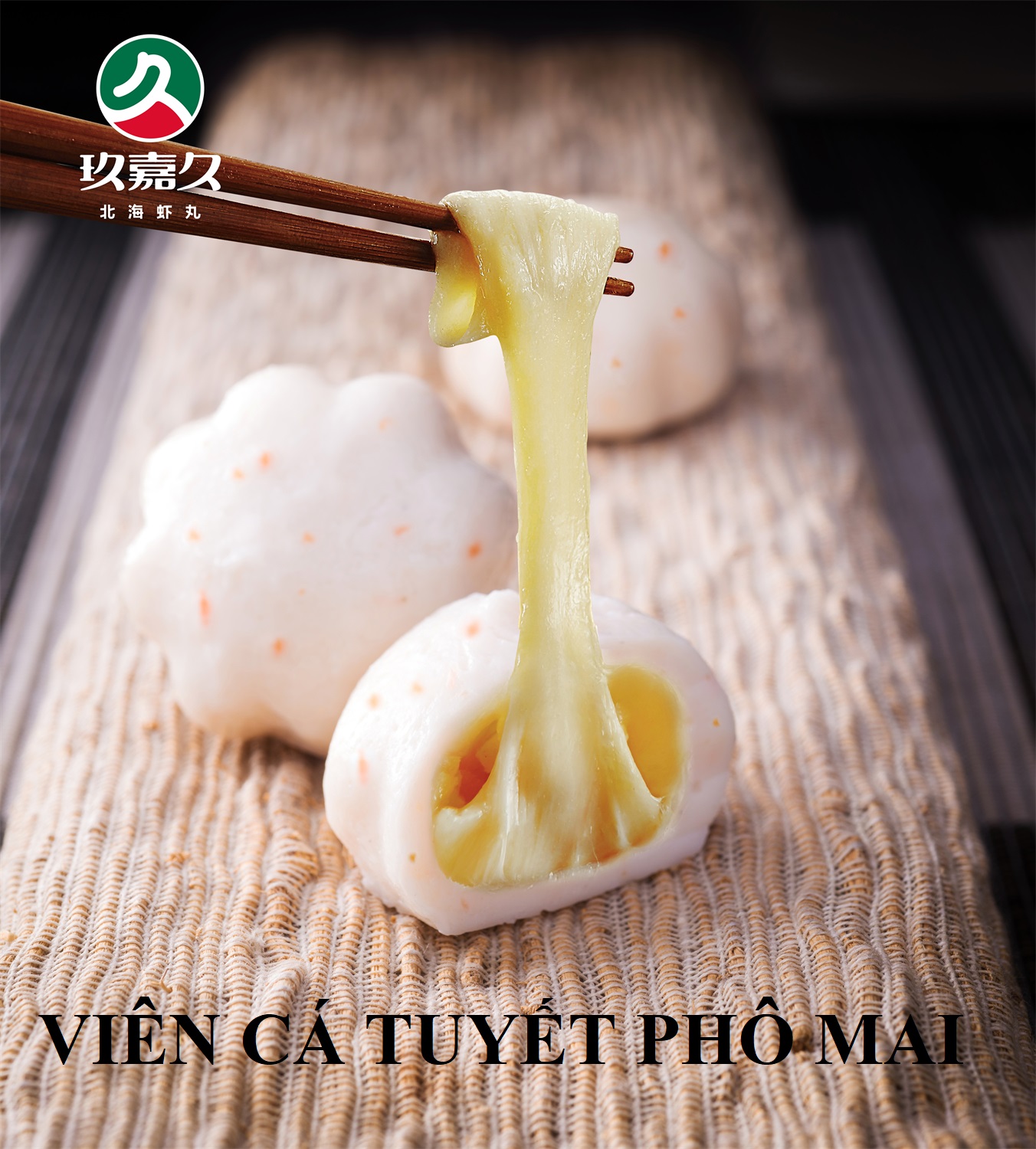 VIÊN CÁ TUYẾT PHÔ MAI JiuJiaJiu 500G