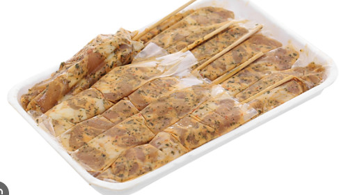 THỊT GÀ XIÊN QUE CAY 500G