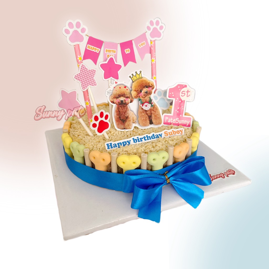 Bánh sinh nhật pate cho thú cưng - size S 15cm