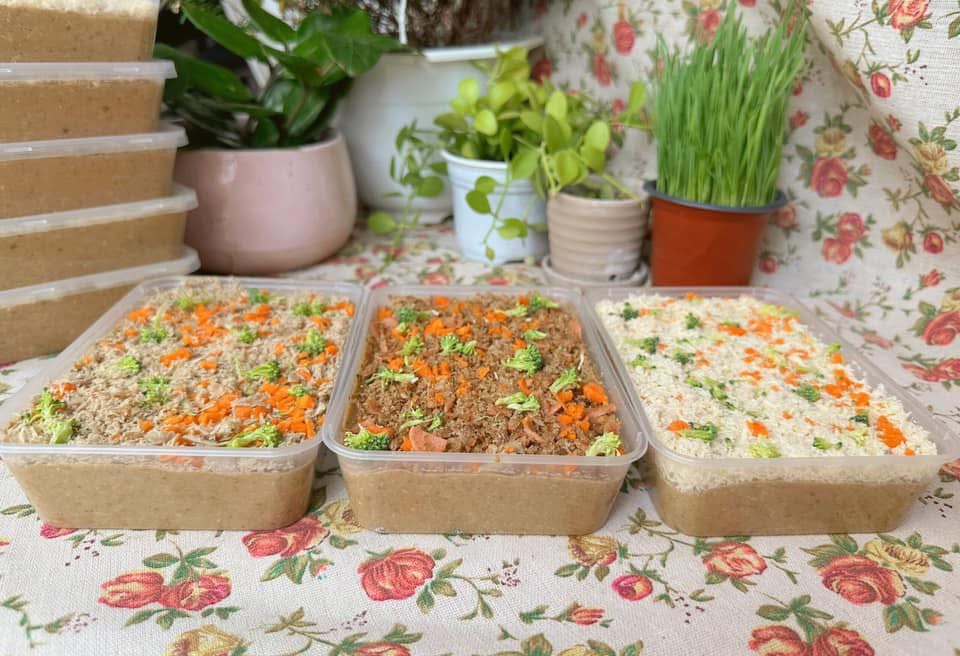 Sunny pate bổ sung thêm RAU CỦ cho chó mèo - hộp 450G