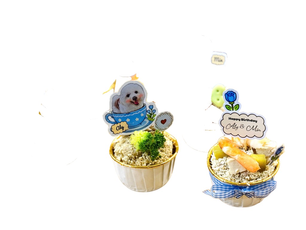 Set CUPCAKE Sunny pate tươi chúc mừng thú cưng