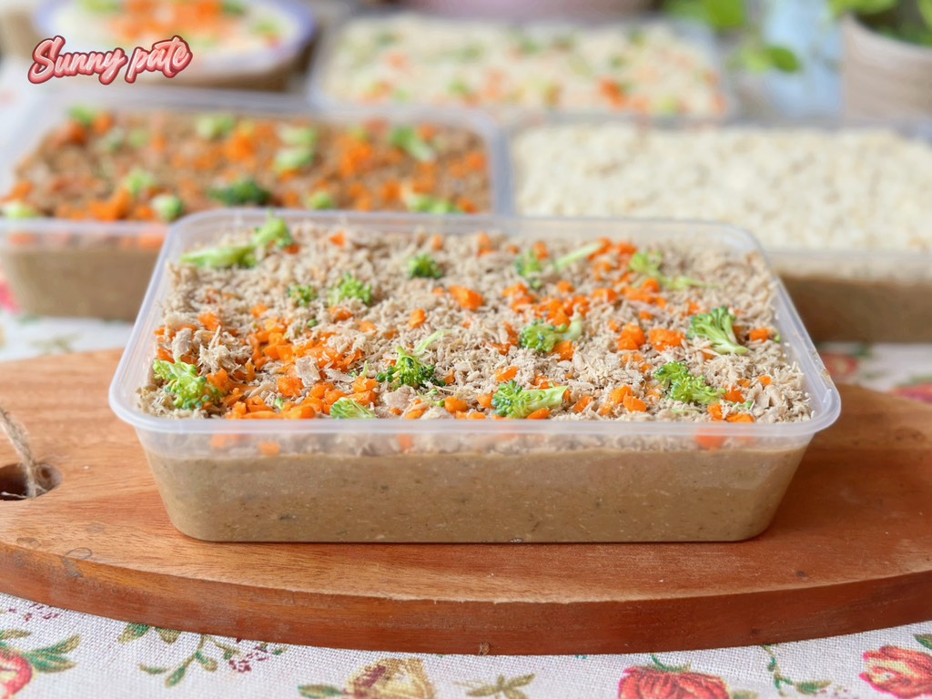 Sunny pate bổ sung thêm RAU CỦ cho chó mèo - hộp 450G