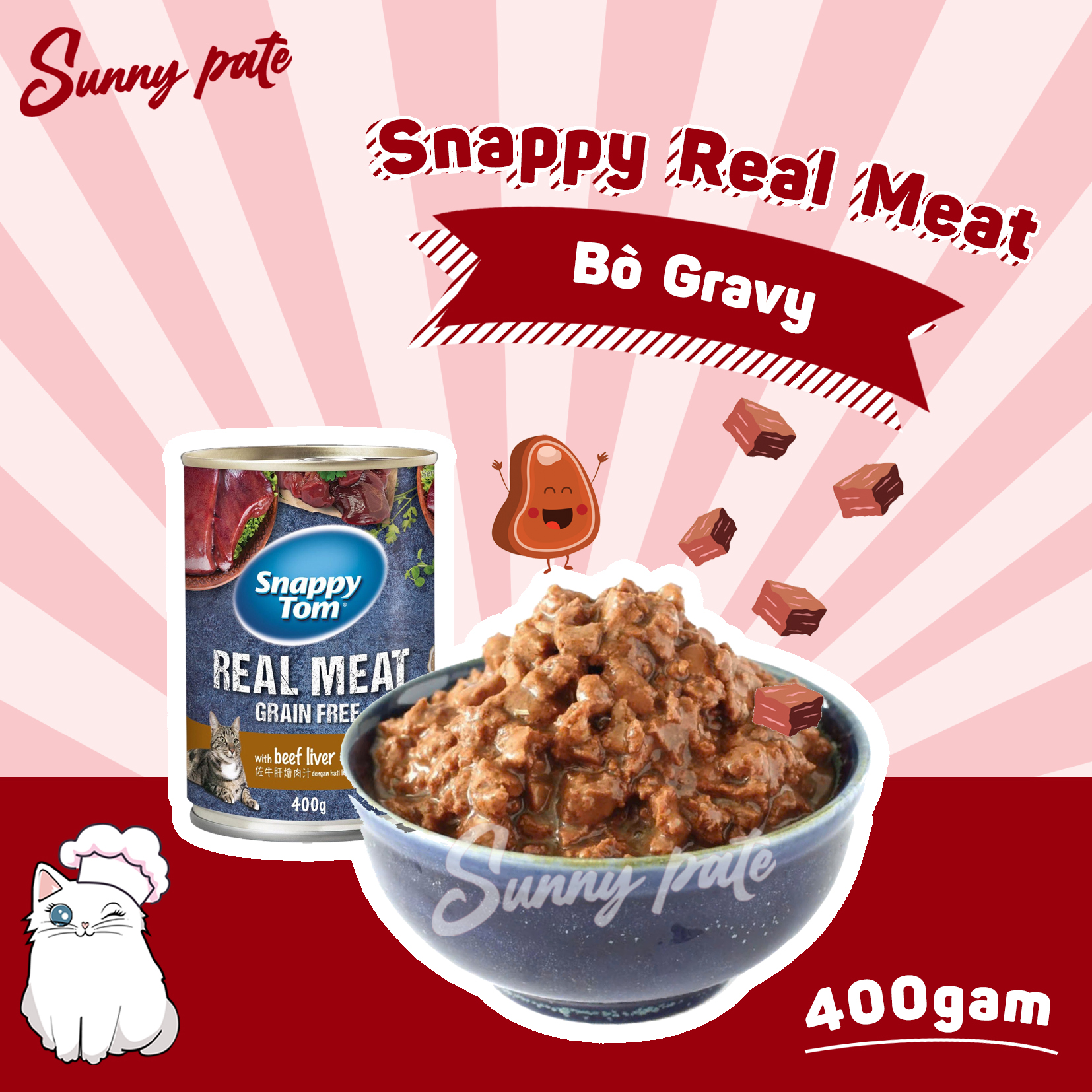 Snappy Tom Real Meat 400G