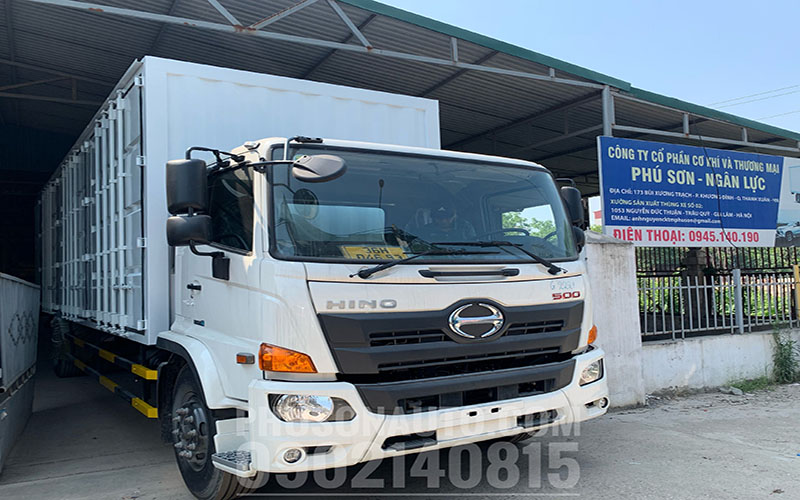 Bàn giao thùng xe Container chuyên chở pallet cho đối tác Hino.