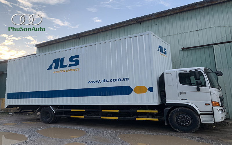 Xe Hino thùng pallet dạng Container