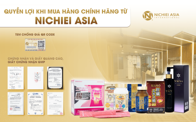 QUYỀN LỢI KHI MUA HÀNG CHÍNH HÃNG TỪ NICHIEI ASIA QUYỀN LỢI KHI MUA HÀNG CHÍNH HÃNG TỪ NICHIEI ASIA