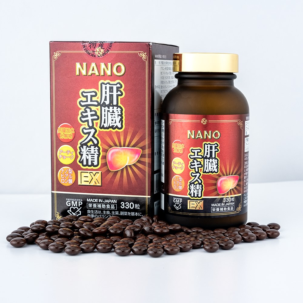 NANO LIVER HYDROLYZATE EX 330 VIÊN - THỰC PHẨM BẢO VỆ SỨC KHOẺ - GAN LỢN THUỶ PHÂN NANO