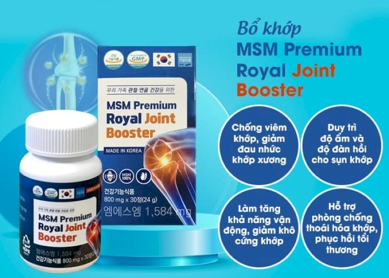 Công dụng “thần kỳ” của thuốc MSM Premium Royal Joint Booster