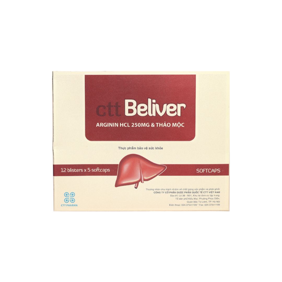 Thành phần của giải độc gan Ctt beliver
