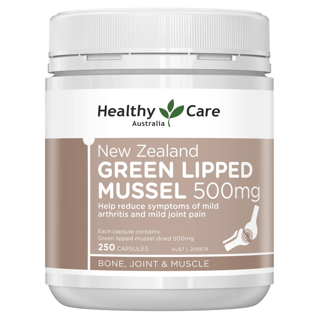 Thành phần của bổ khớp Green lipped mussel 500mg