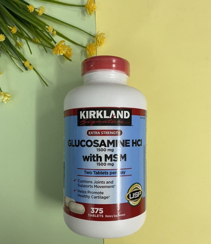 Hướng dẫn cách dùng sản phẩm bổ sụn khớp Glucosamine Kirkland 375 viên